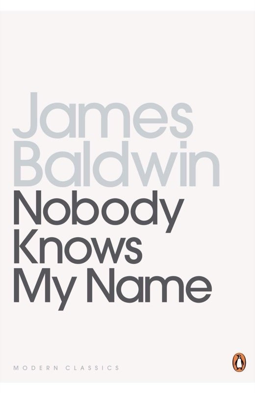 Cover van Nobody Knows My Name van James Baldwin, Penguin Modern Classics.